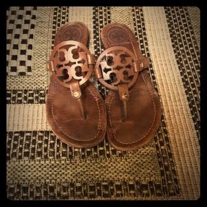 Tory Burch Miller flip flops.